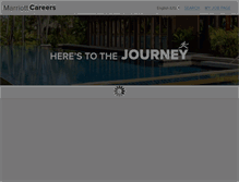 Tablet Screenshot of jobs.marriott.com