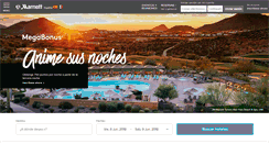 Desktop Screenshot of espanol.marriott.com